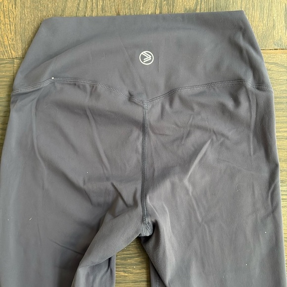 SAVVI Leggings Compression Mid Rise  Medium Purple Gray - Picture 4 of 6